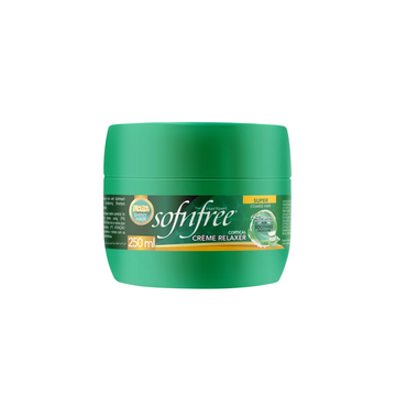 Sofn'Free Cortical Crème Relaxer - Super Strength for Coarse & Afro-Textured Hair | Enriched with Aloe Vera & Vitamin E